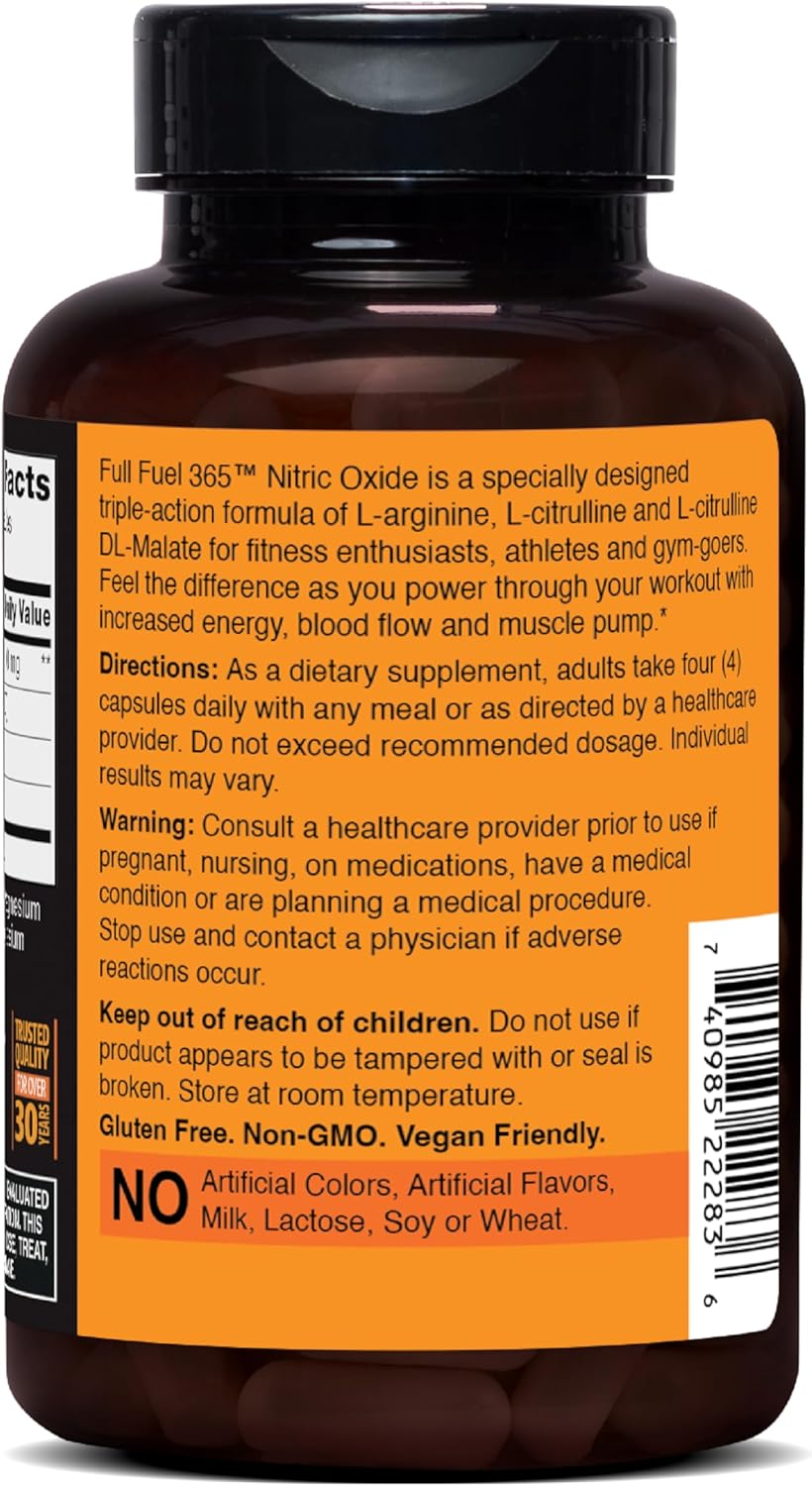 21st Century Nitric Oxide 120 Vegetarian Capsules