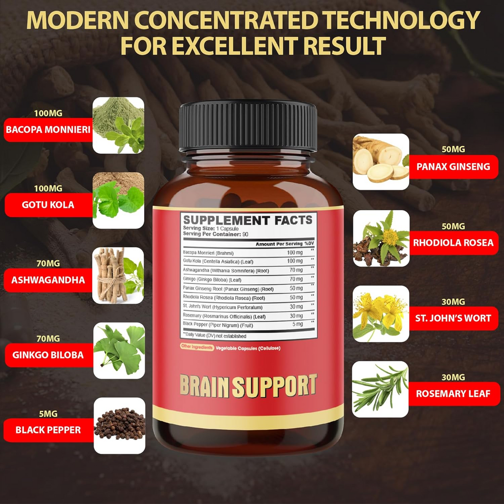 Agobi 9in1 Brain Support Extra Strength 90 Capsules