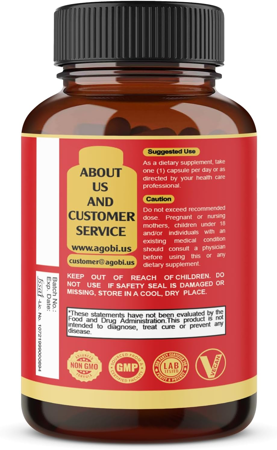 Agobi 9in1 Brain Support Extra Strength 90 Capsules