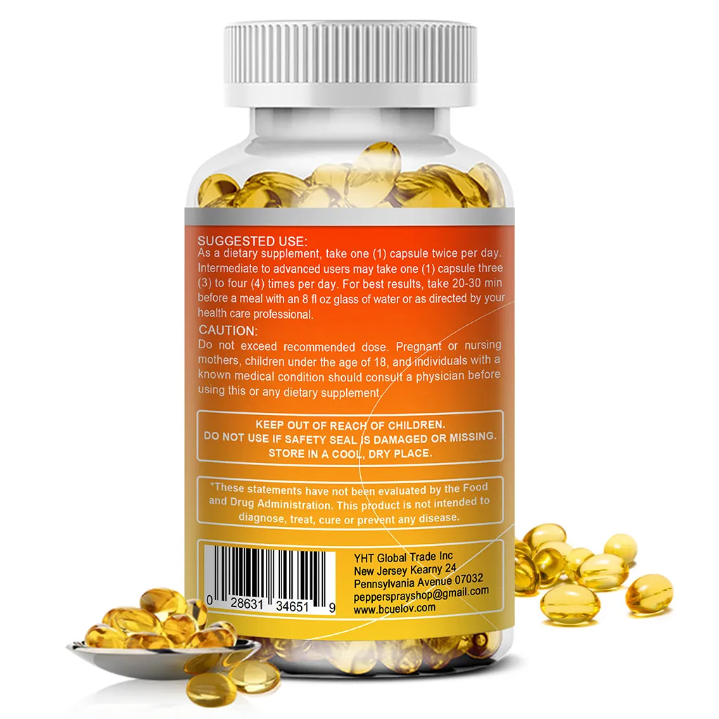 BCUELOV Liposomal Vitamin C 1500mg - 120 Capsules