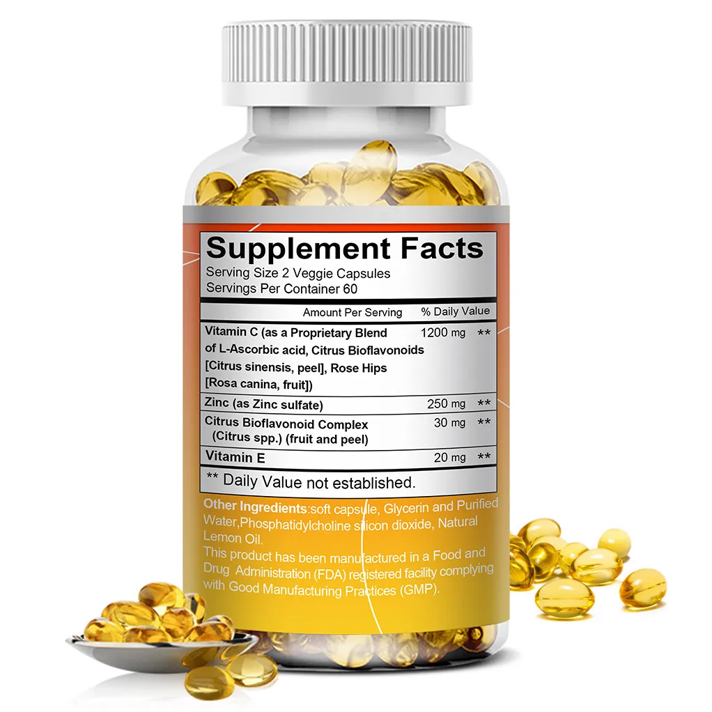 BCUELOV Liposomal Vitamin C 1500mg - 120 Capsules