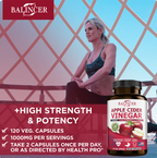 Balincer Organic Apple Cider Vinegar Capsules 120