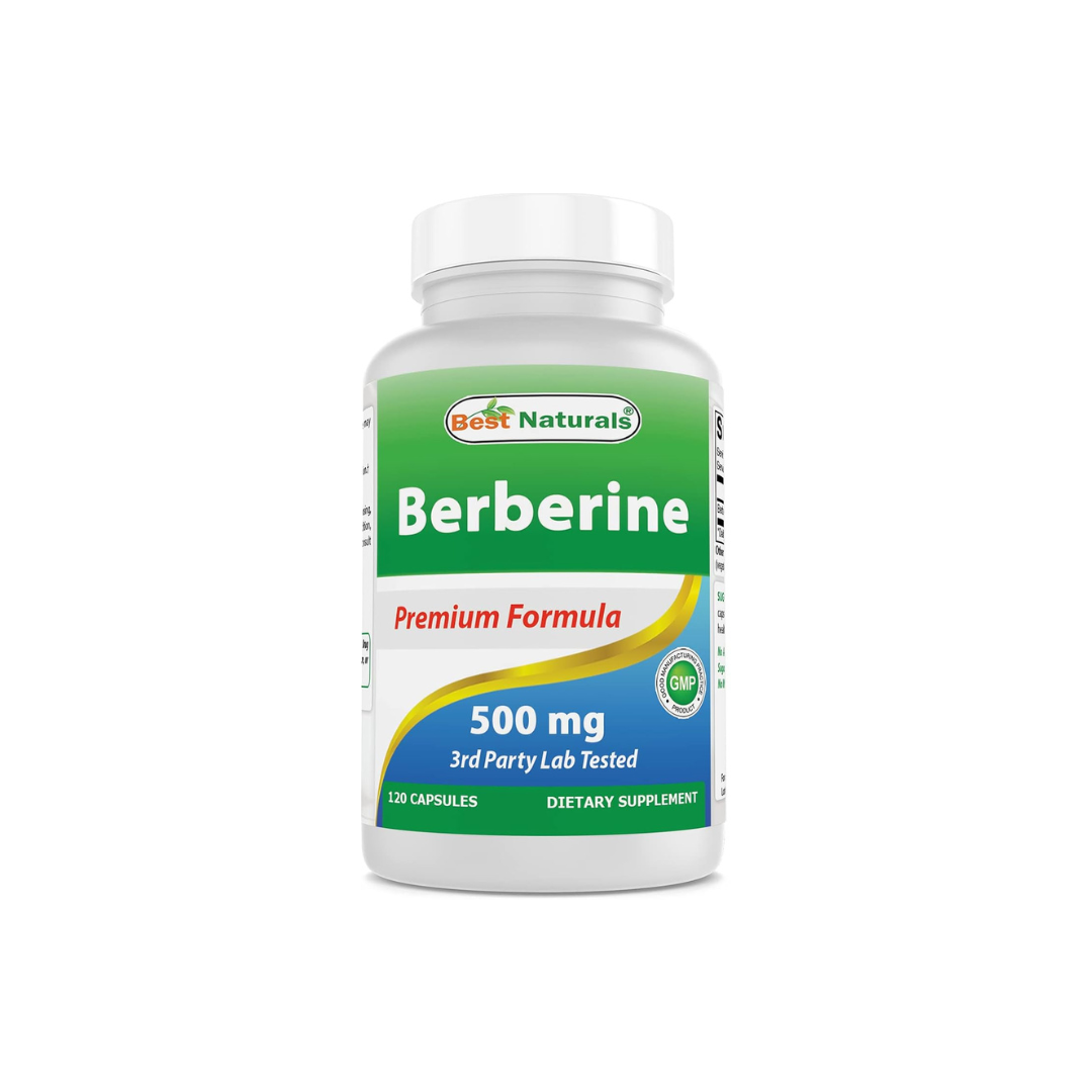 Best Naturals Berberine 500 mg, 120 Capsules