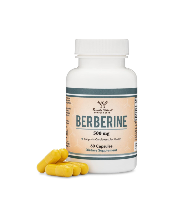 Double Wood Berberine 500mg, 60 Capsules