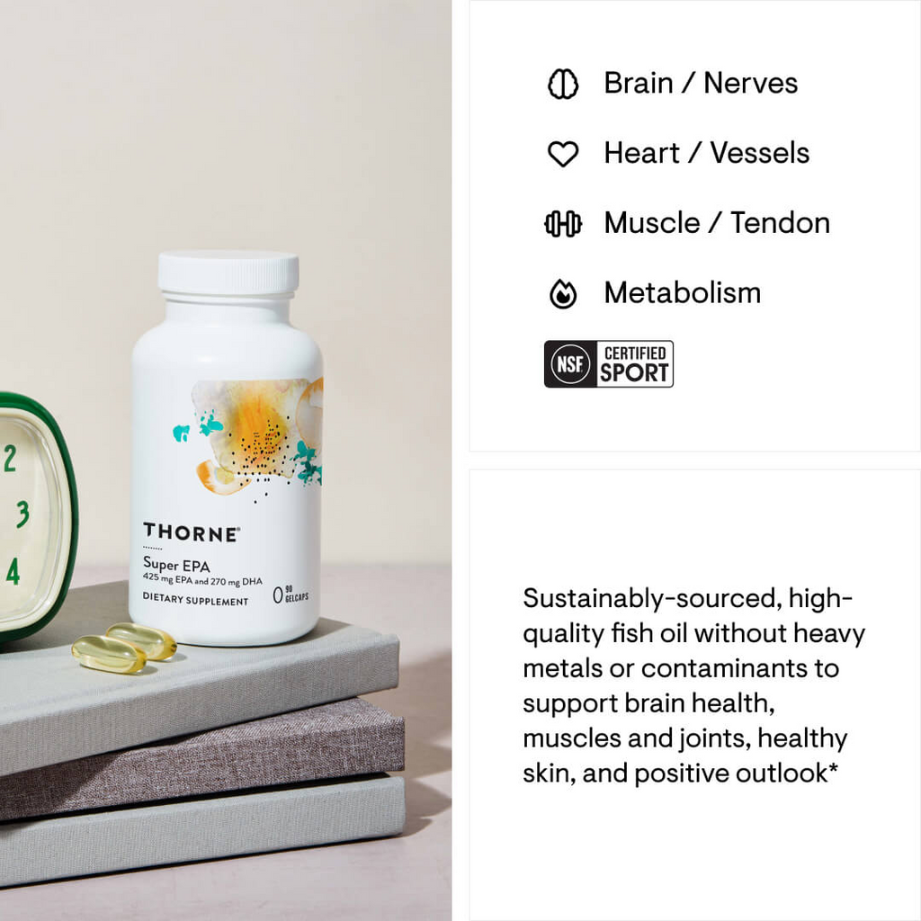 THORNE Super EPA - 90 Softgels