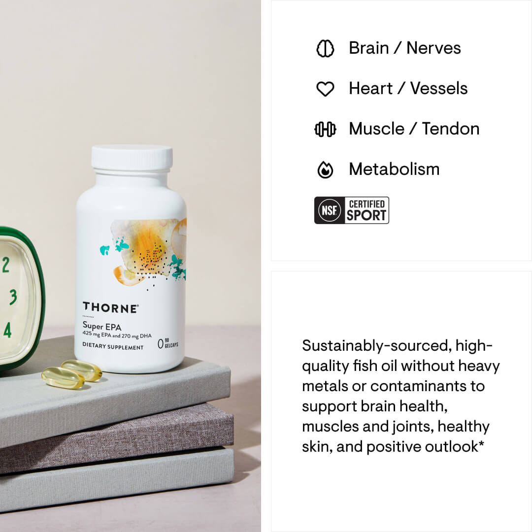 THORNE Super EPA - 90 Softgels