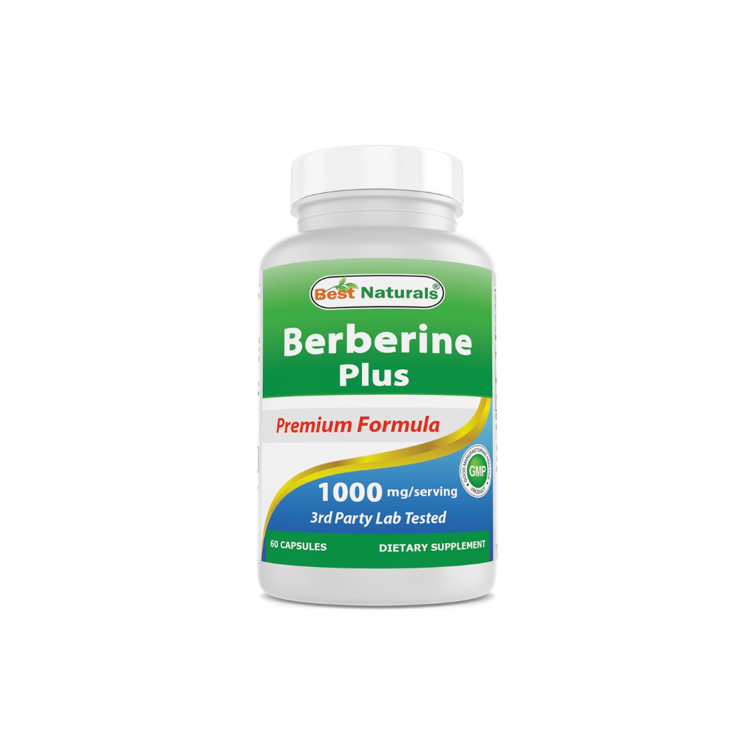 Best Naturals Berberine Plus 1000mg 120 Capsules