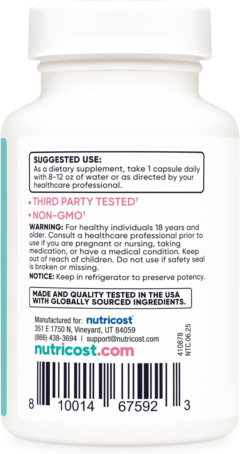 Nutricost Probiotic for Women 30 Billion CFU, 60 Capsules