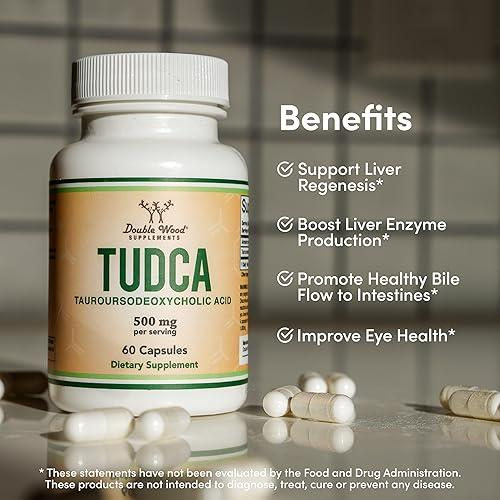 Double Wood TUDCA 500mg - 60 Capsules