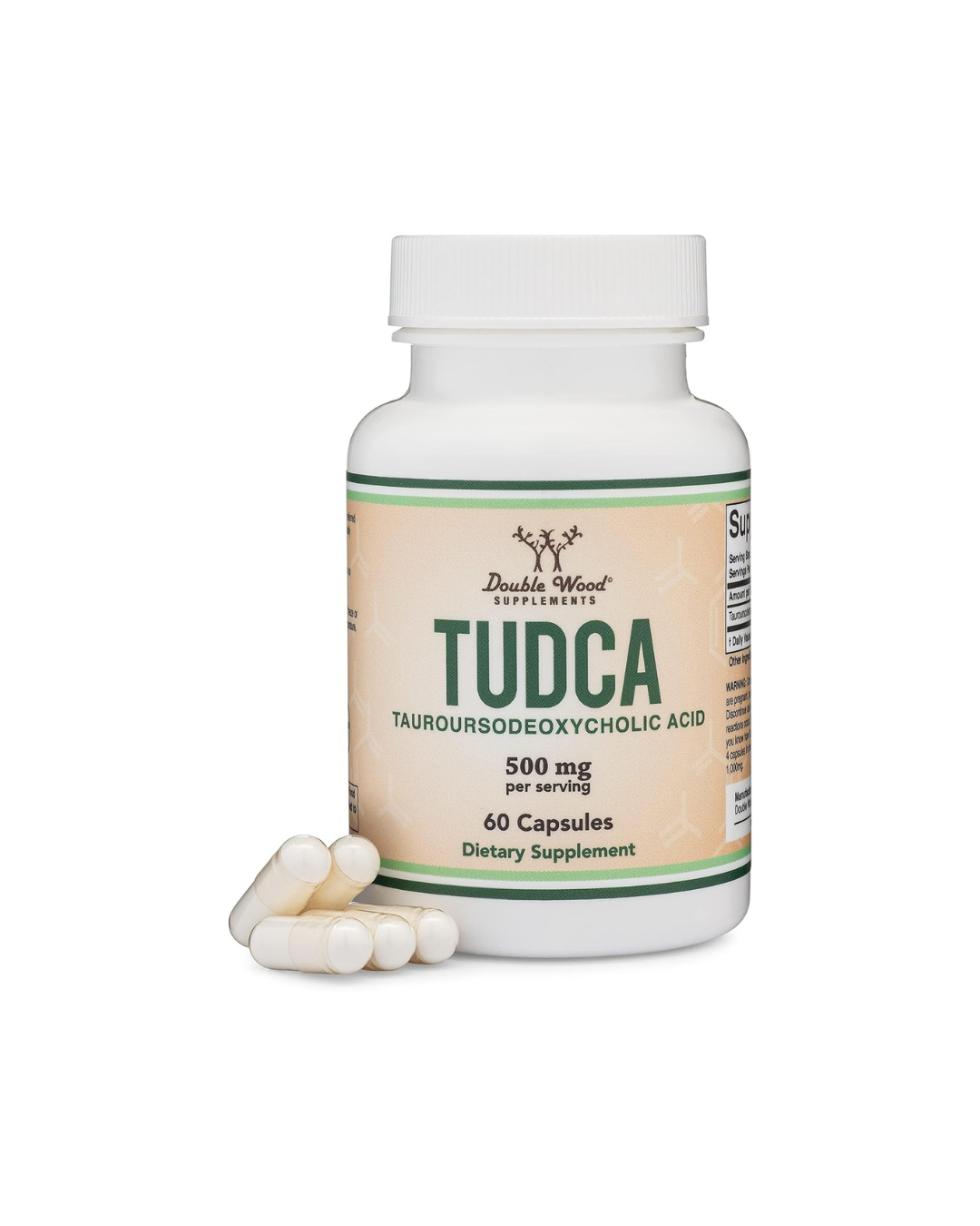 Double Wood TUDCA 500mg - 60 Capsules