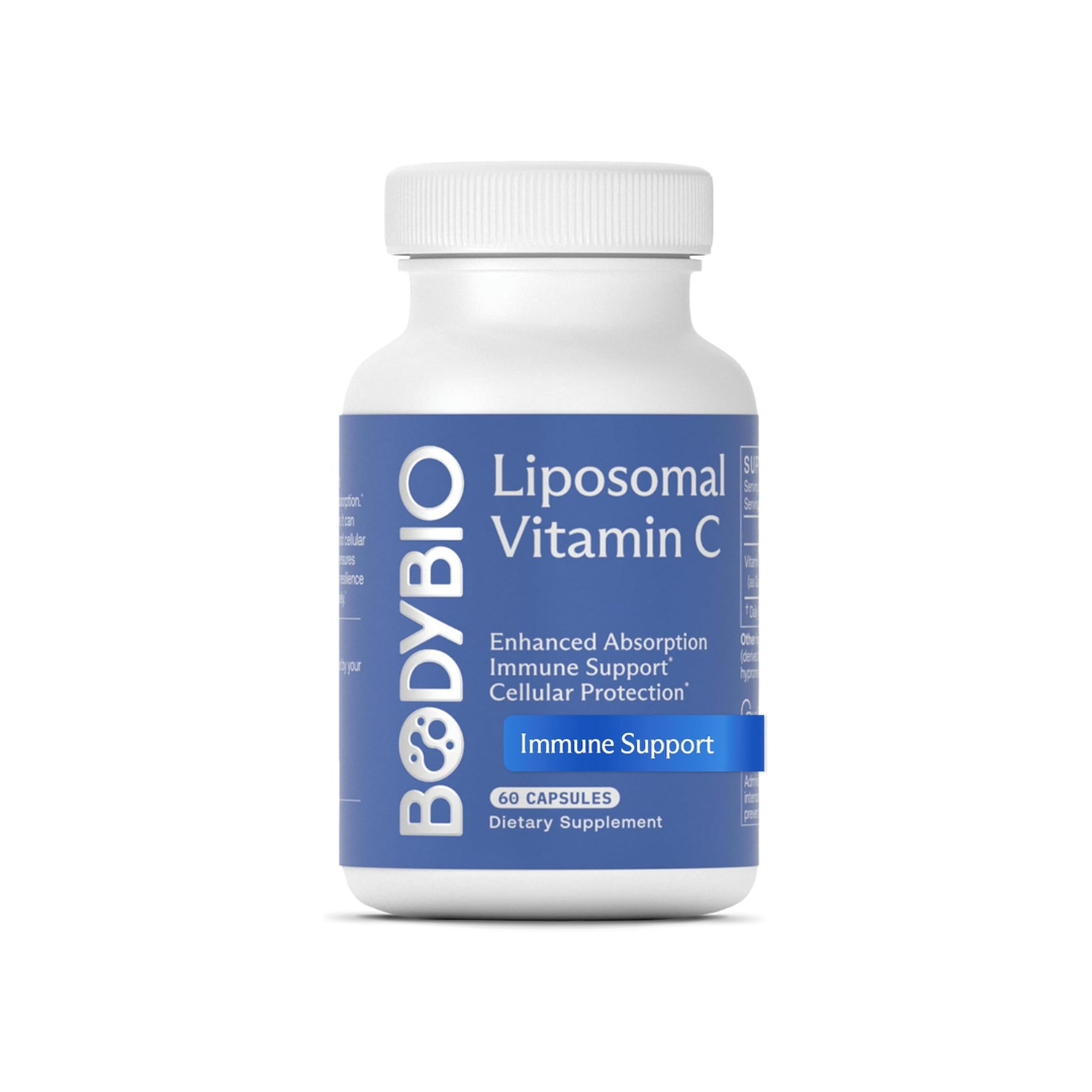 BodyBio Liposomal Vitamin C 1000mg 60 Capsules