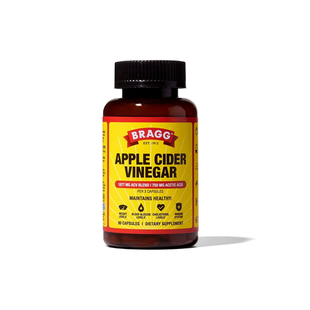 Bragg Apple Cider Vinegar Capsules 90 Capsules