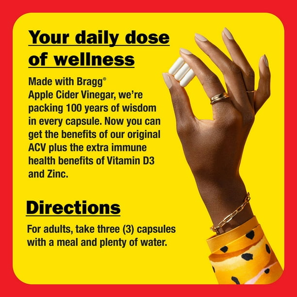 Bragg Apple Cider Vinegar Capsules 90 Capsules