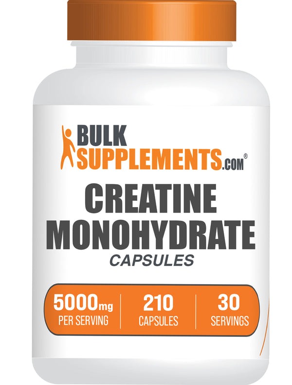 Bulk Supplements Creatine Monohydrate Capsules _ 420 count