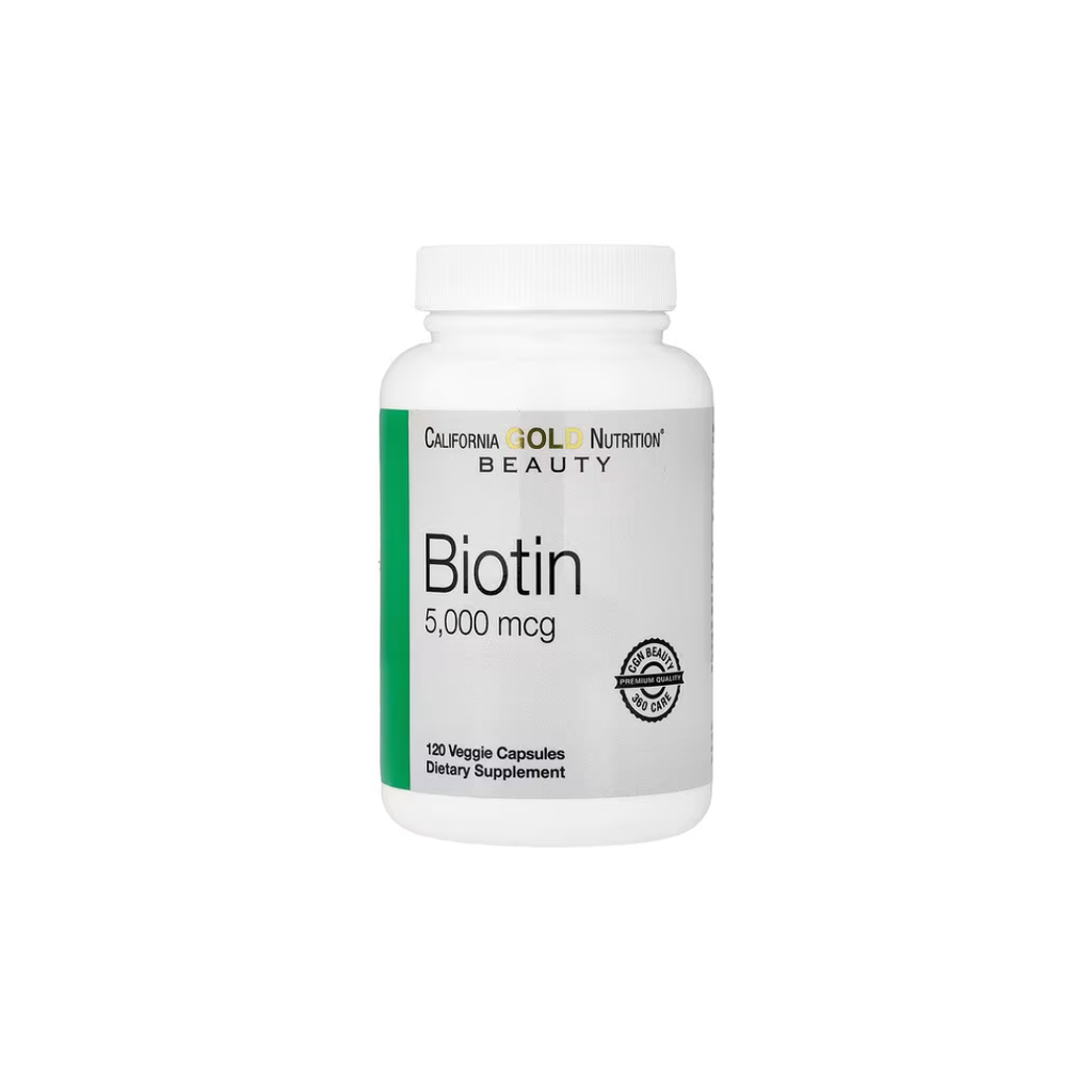 California Gold Nutrition Biotin 5,000 mcg, 120 Veggie Capsules