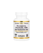 California Gold Nutrition, Glucosamine, Chondroitin, MSM plus Hyaluronic Acid, 60 Veggie Capsules