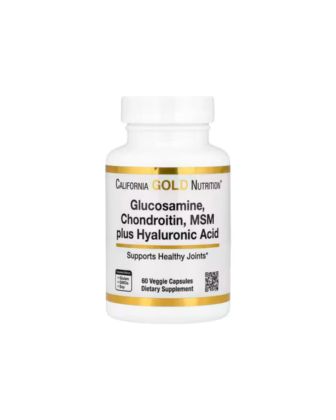 California Gold Nutrition, Glucosamine, Chondroitin, MSM plus Hyaluronic Acid, 60 Veggie Capsules