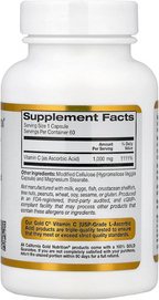 California Gold Nutrition Gold C Vitamin C 1,000 mg - 60 Capsules