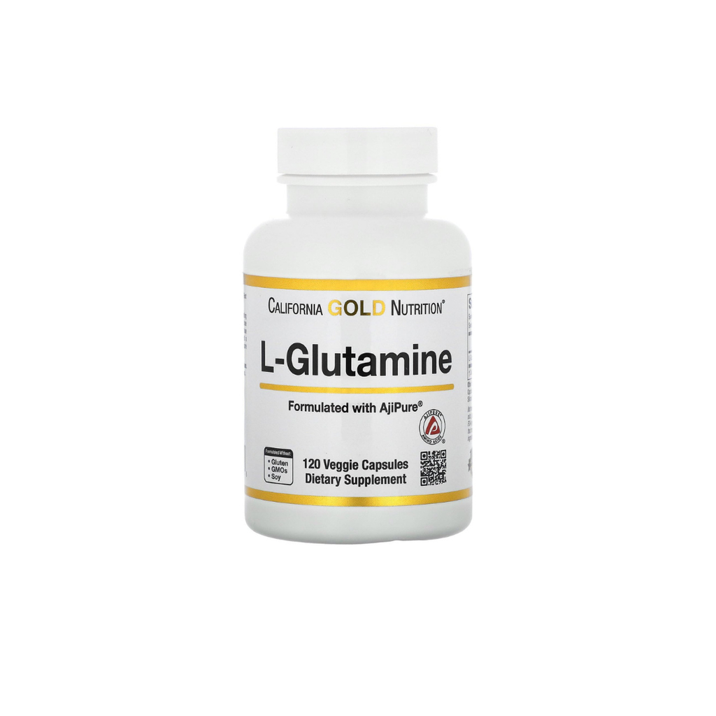 California Gold Nutrition L-Glutamine 1000 mg AjiPure, 120 Veggie Capsules