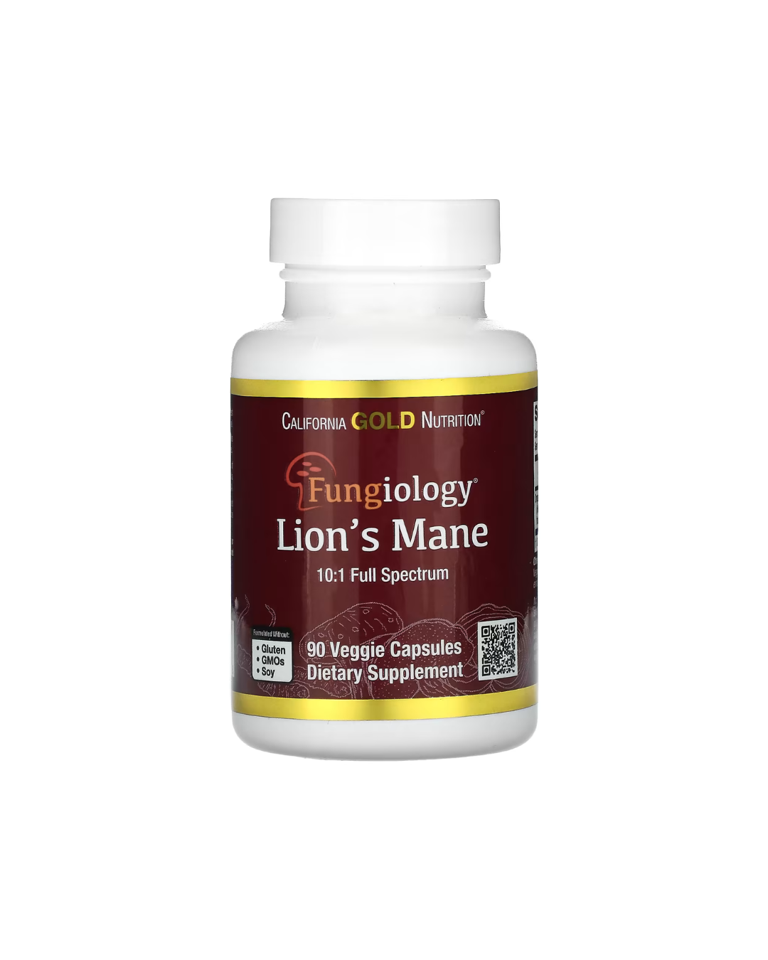 California Gold Nutrition Organic Lion's Mane 90 Capsules