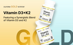 California Gold Nutrition Vitamin D3 + K2 as MK-7 180 Veggie Capsules