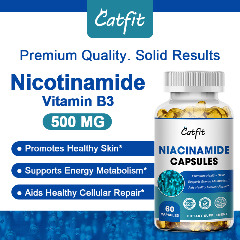 Catfit Niacinamide 500mg - 120 Capsules