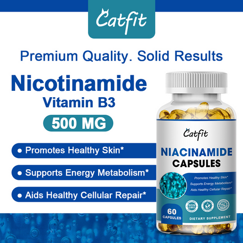 Catfit Niacinamide 500mg - 120 Capsules