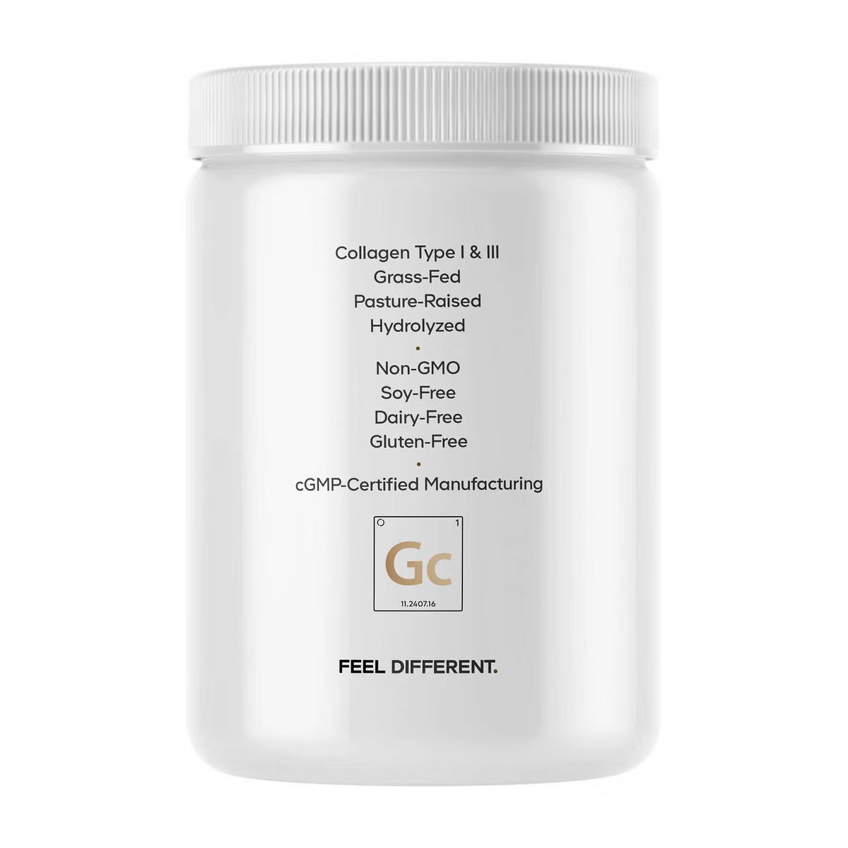 Codeage GLP-1 Collagen Peptides Unflavored - 10.58 oz (30 Servings) 300g