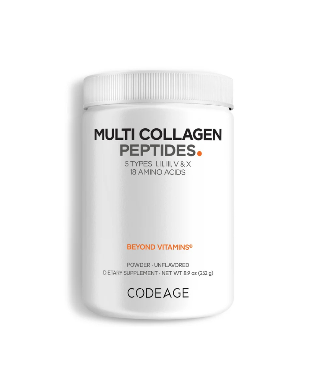 Codeage Multi Collagen Peptides Powder 18 Amino Acids 252g