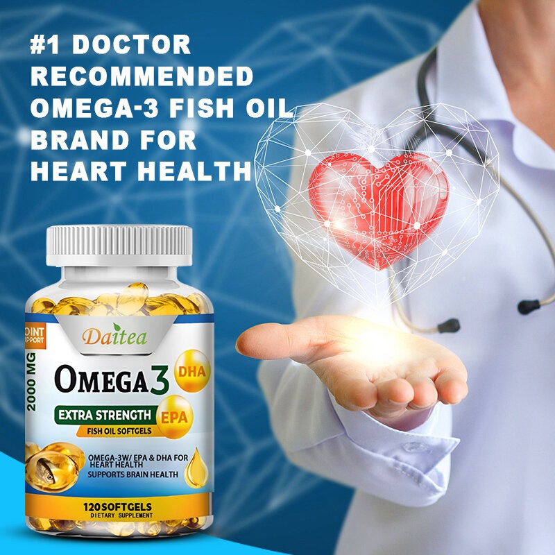 Daitea Omega 3 Fish Oil EPA & DHA 2000 Mg – 60/120 Softgels