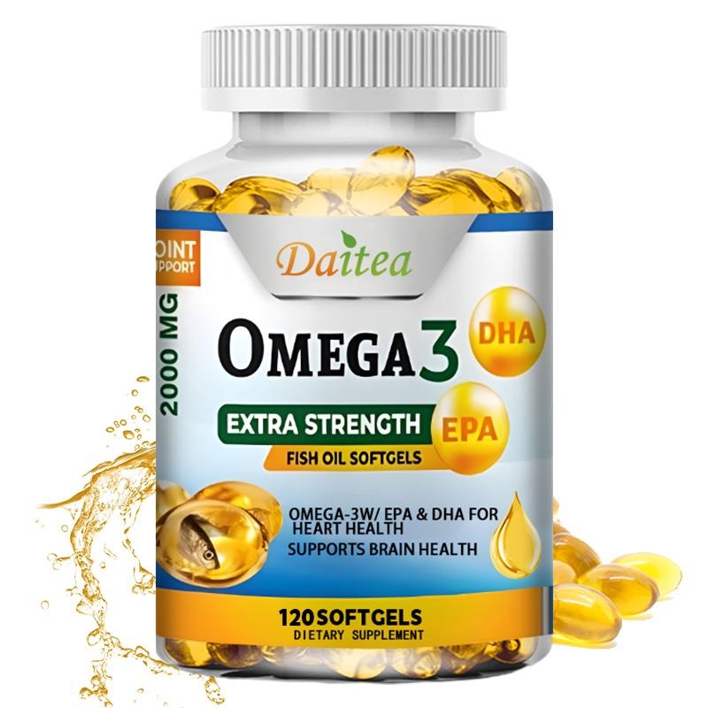 Daitea Omega 3 Fish Oil EPA & DHA 2000 Mg – 60/120 Softgels
