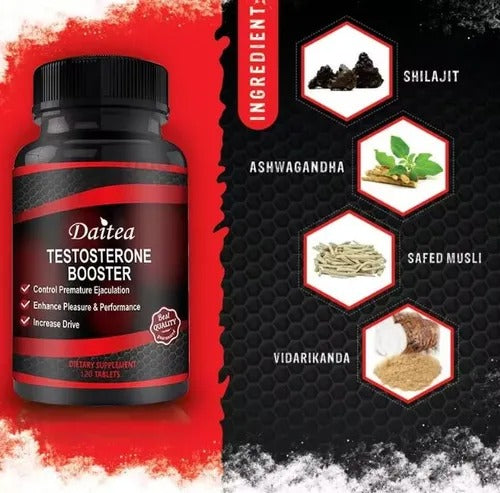 Daitea Testosterone Booster 800mg _  120 Capsules