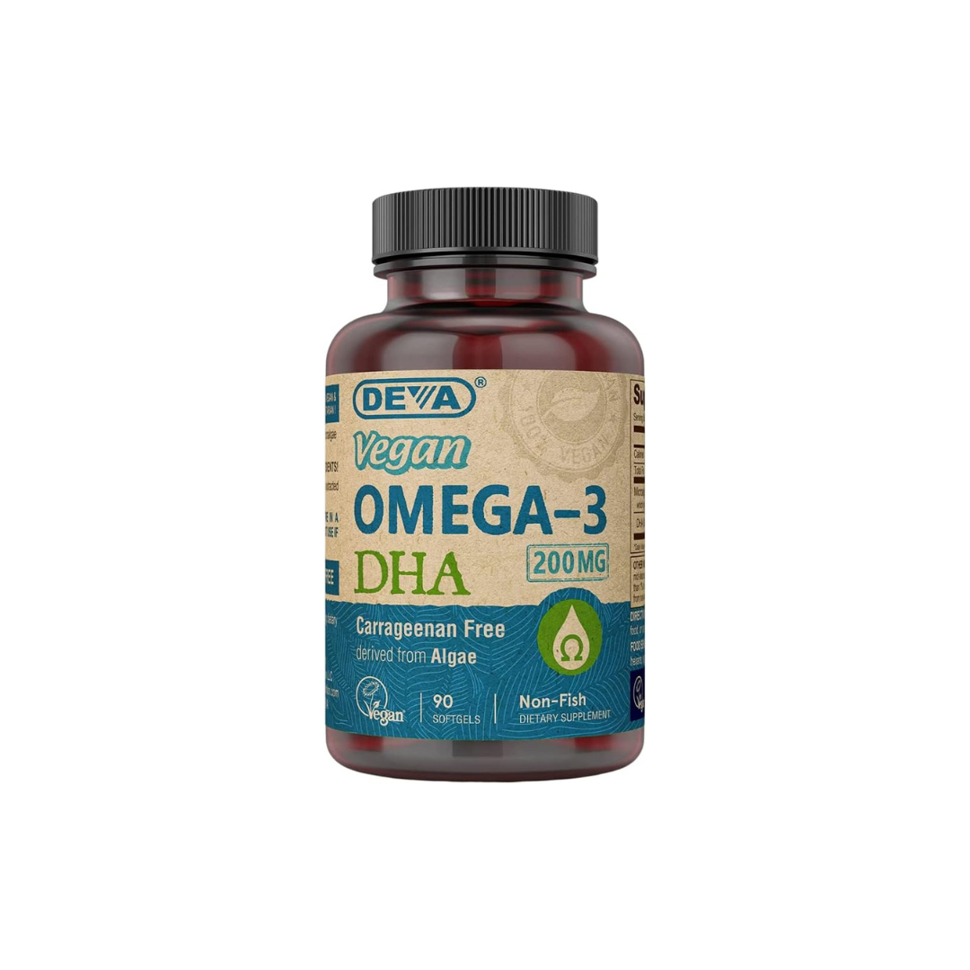 Deva Vegan Omega-3 DHA 200mg 90 Softgels