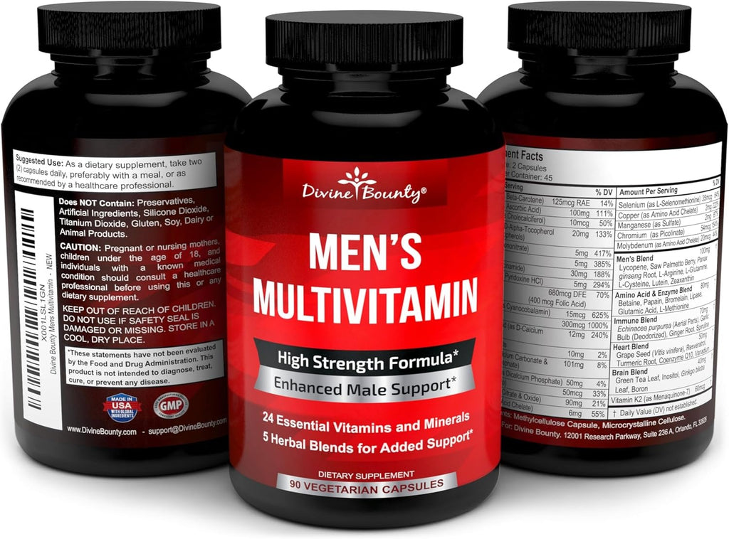 Divine Bounty Men's Multivitamin _ 90 Capsules