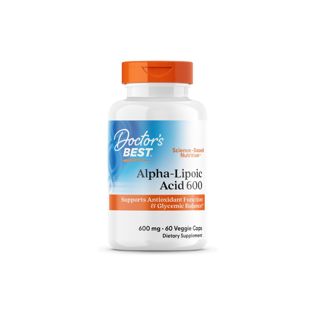 Doctor's Best Alpha-Lipoic Acid 600 600 mg, 180 Veg Caps
