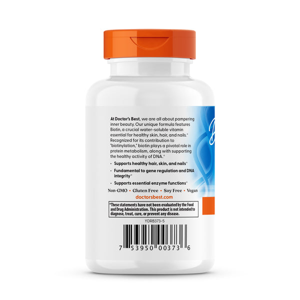 Doctor's Best Biotin 10,000 mcg, 120 Veg Caps