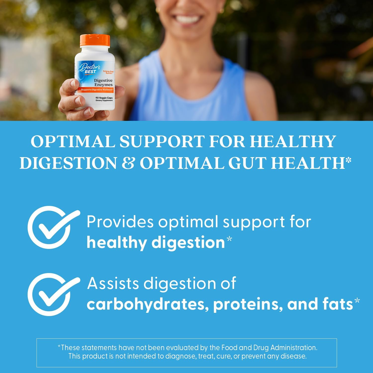 Doctor's Best Digestive Enzymes 90 Veggie Caps
