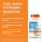 Doctor's Best Fully Active B Complex with Quatrefolic 60 Veggie Caps