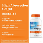 Doctor's Best High Absorption CoQ10 100 mg, 120 Softgels