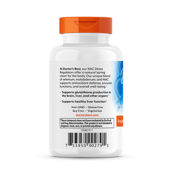 Doctor's Best NAC Detox Regulators 180 Veggie Caps