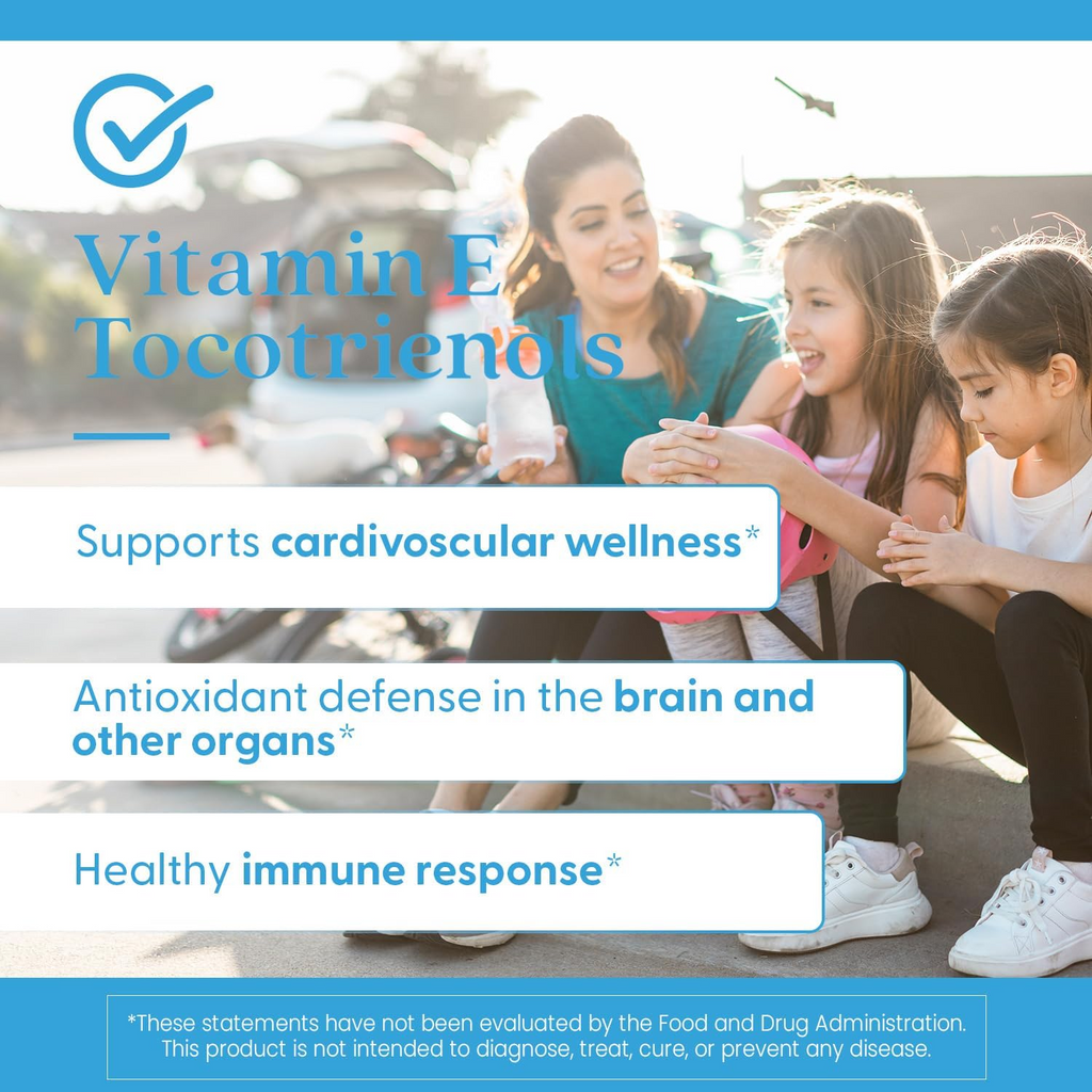 Doctor's Best Vitamin E Tocotrienols 50 mg, 60 Capsules