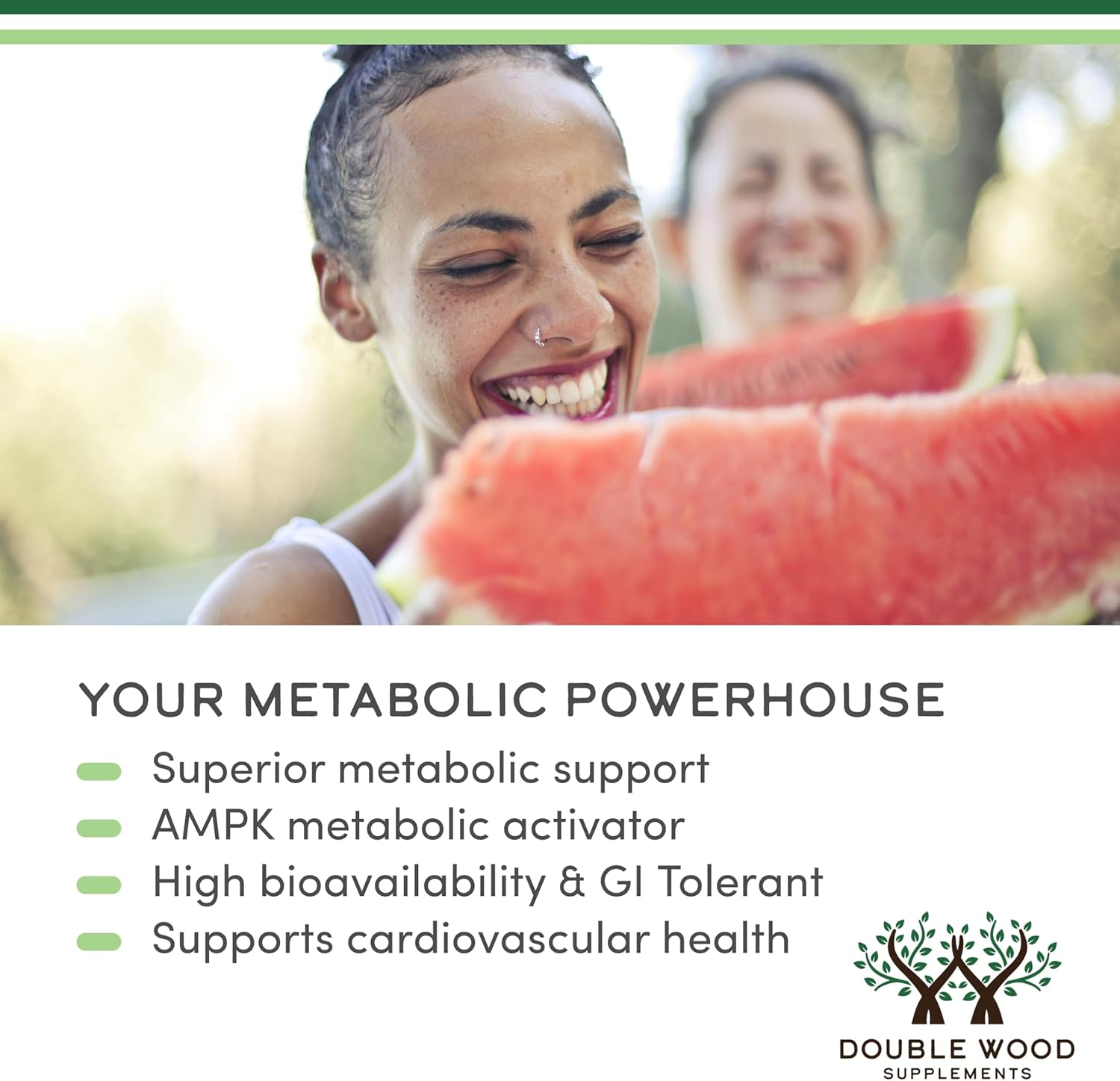 Double Wood Berberine 500mg, 60 Capsules