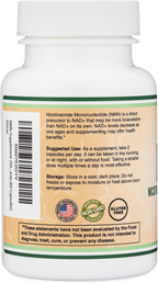 Double Wood Supplements NMN (Nicotinamide Mononucleotide) 250mg, 60 Capsules