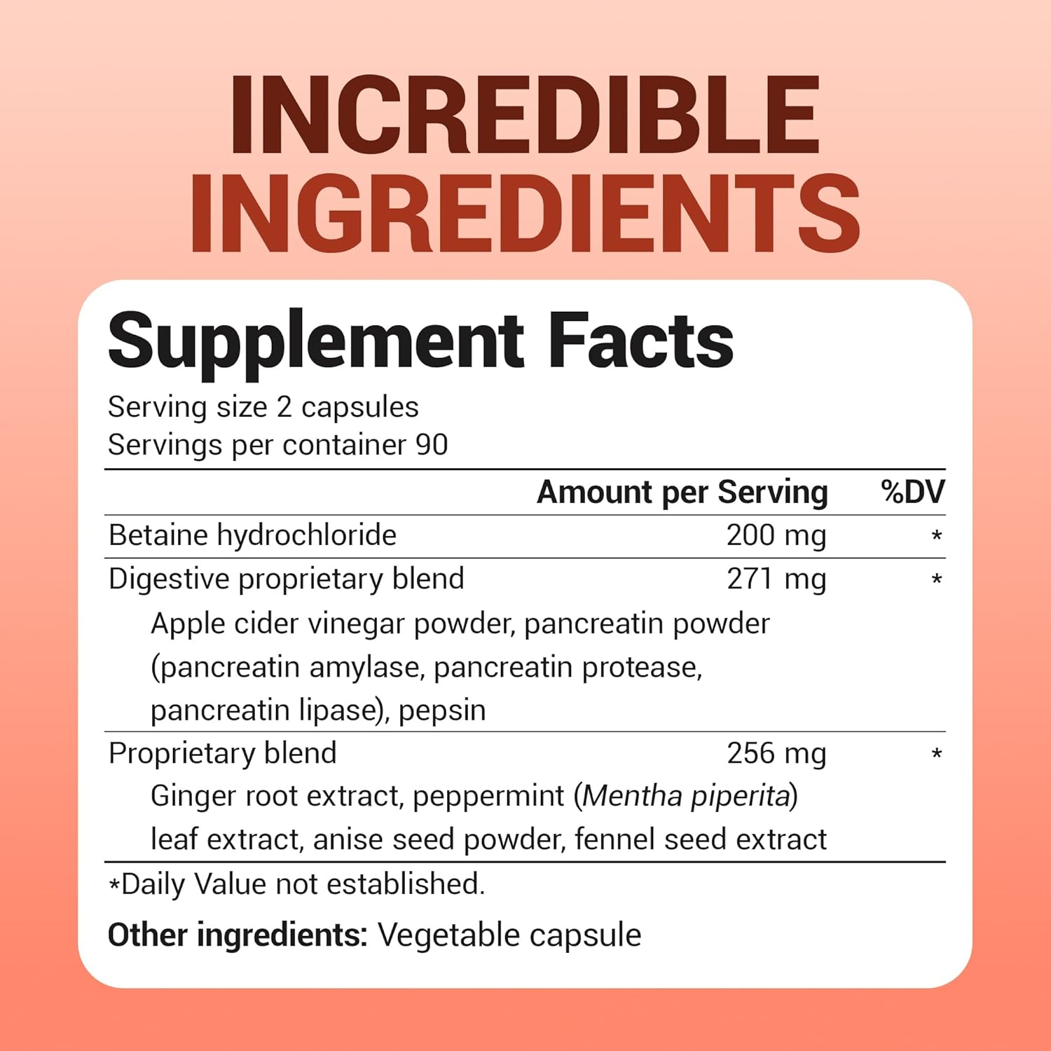 Dr. Berg Advanced Digestive Enzymes with Apple Cider Vinegar 180 Capsules