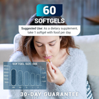 Dr. Berg Maximum Strength Omega-3 Cod Liver Fish Oil 1250 mg - 60 Softgels