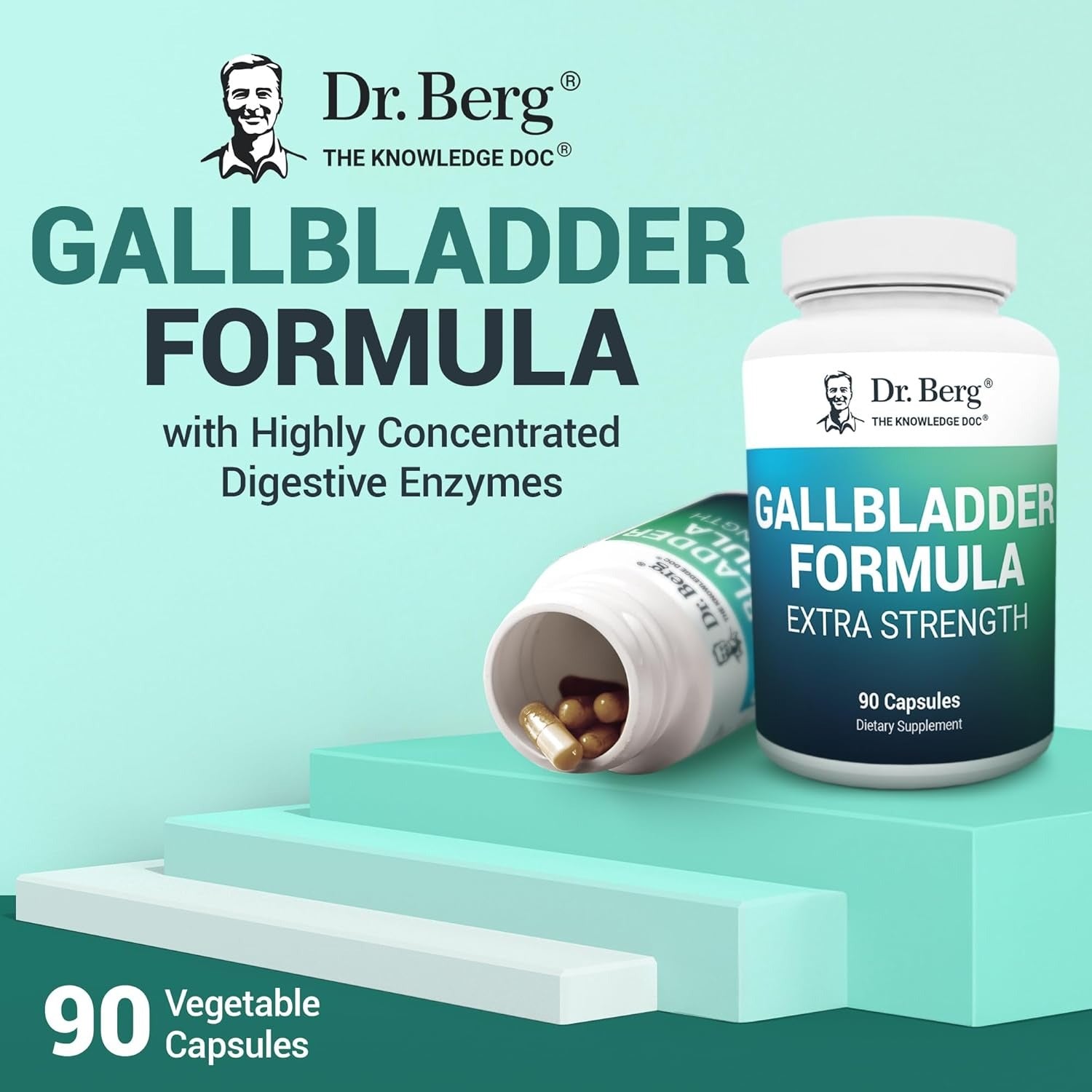Dr. Berg Gallbladder Formula Extra Strength - 90 Vegetable Capsules