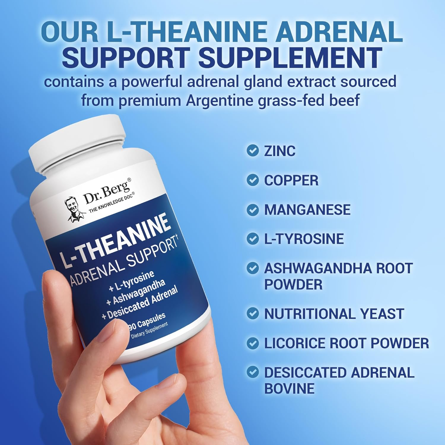 Dr. Berg L-Theanine 200mg - 90 Capsules