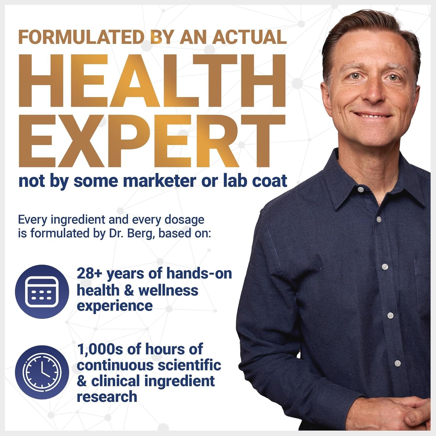 Dr. Berg Magnesium Glycinate with Vitamin B6 and Vitamin D 4-in-1 Chelated Magnesium Glycinate _ 120mg