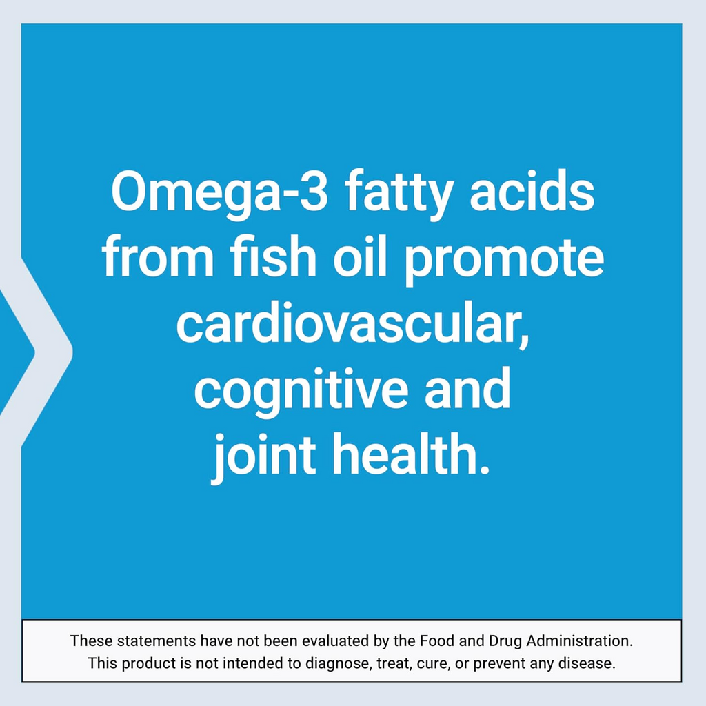 Life Extension Mega EPA/DHA 120 Capsules (1,000 mg per Capsule)