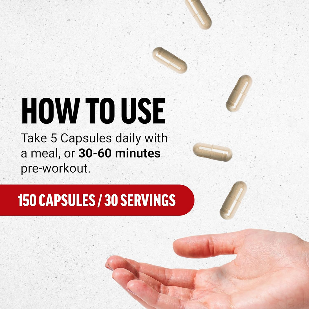 Force Factor L-Arginine 3000mg 150 Capsules